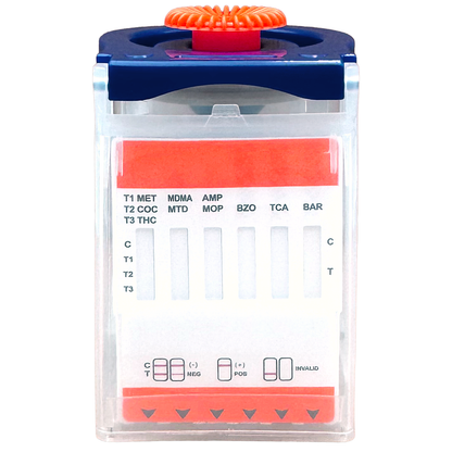ALLTEST 10 Panel E-Z UK Standard Industry Drug Test Kit Urine DOA-1107-B1-TCA/BAR B1 Split Key Drug Test Cup