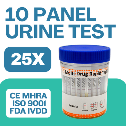 ALLTEST 10 Panel Employment Urine Drug Testing Kit DOA-1107-A1 Drug Test Cup With Adulteration Strip
