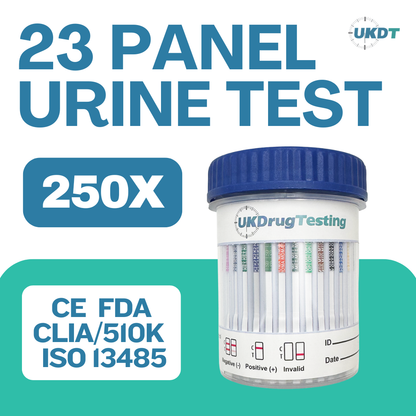 UKDrugTesting 23 Panel Urine Drug Testing Kit A1 DOW-A1246-011 3SVT