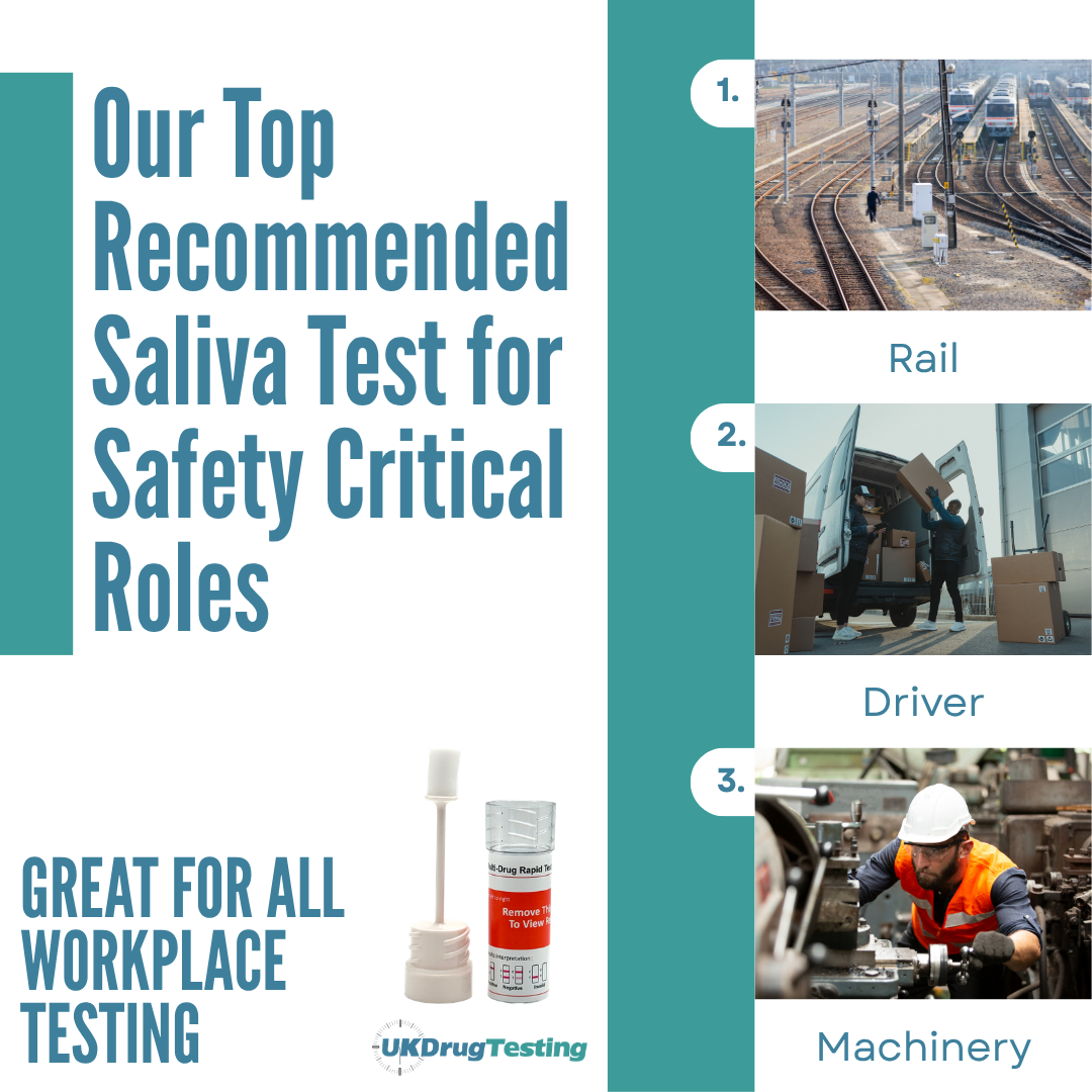 what drug test to use in the rail, logistics, construction or manufacturing industries - great for all workplace drug & alcohol testing needs