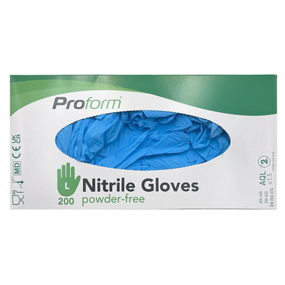 Blue nitrile gloves for drug testing 
