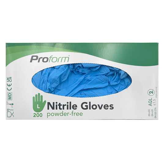 Blue nitrile gloves for drug testing 