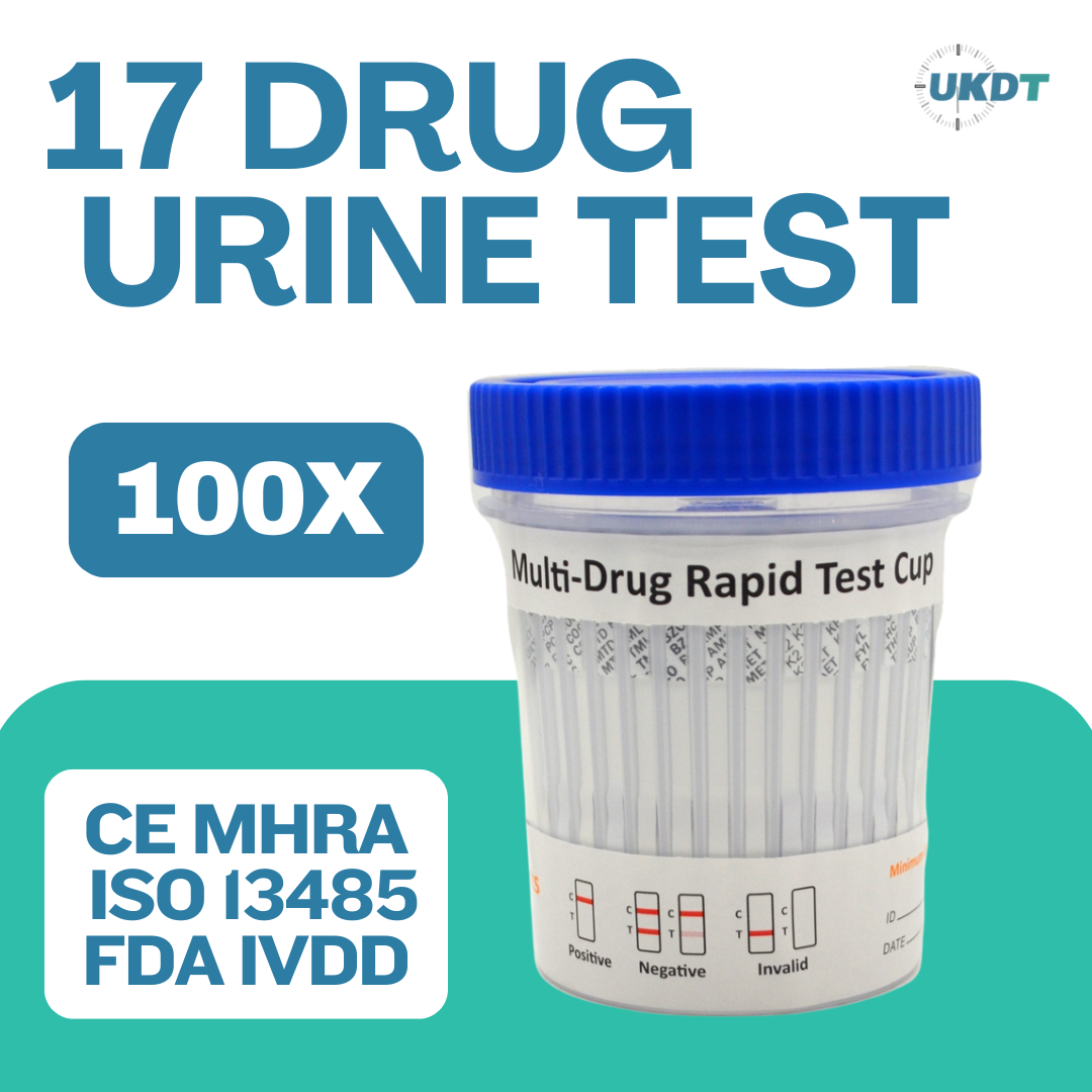 17 panel urine drug testing cup kits 100 pack