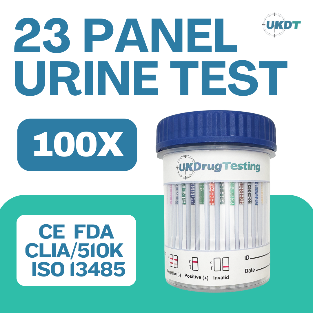 UKDrugTesting 23 Panel Urine Drug Testing Kit A1 DOW-A1246-011 3SVT