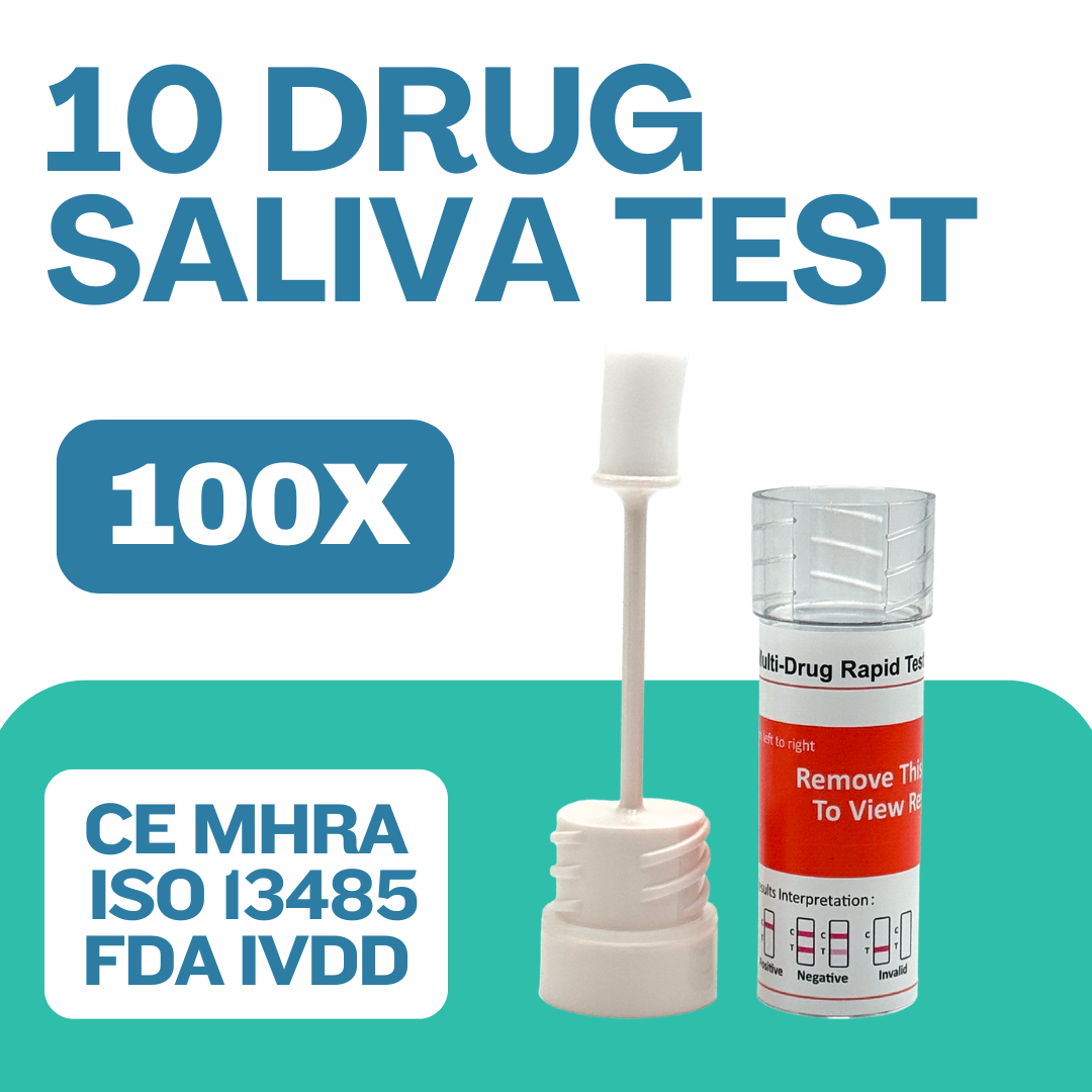 best price bulk pack 10 panel drug test saliva