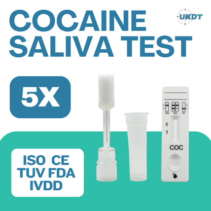 test saliva for cocaine drug testing kits uk pack of 5