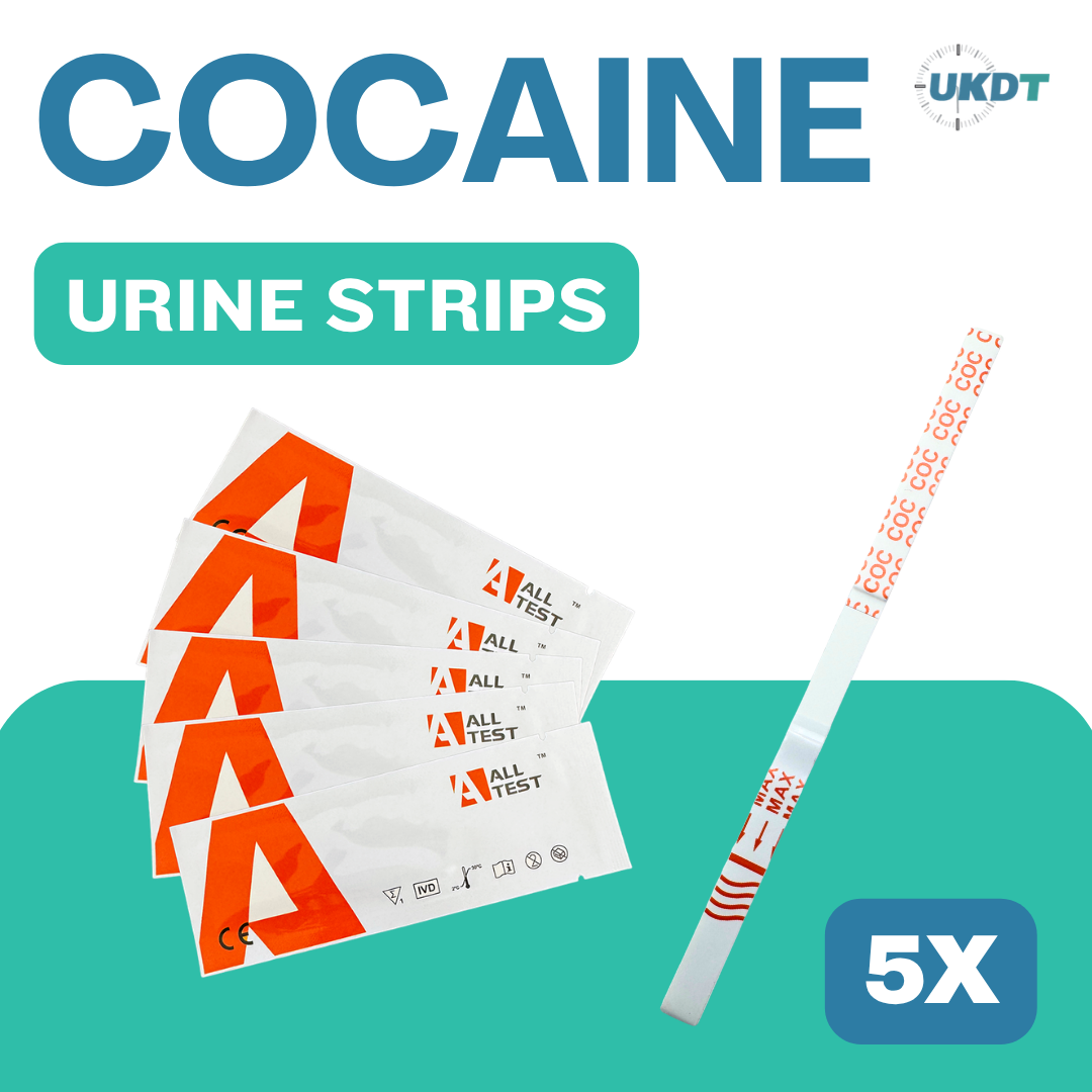 Cocaine urine test strips x5