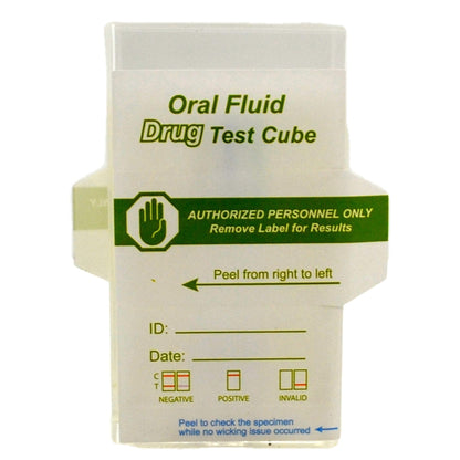 oral fluid drug test cube
