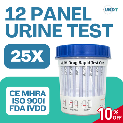 free shipping 12 panel urine drug test cups