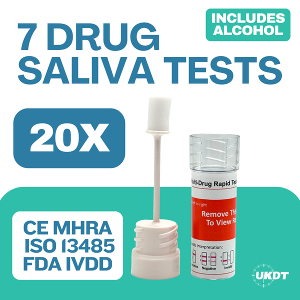 7 Panel Saliva Drug & Alcohol Kit
