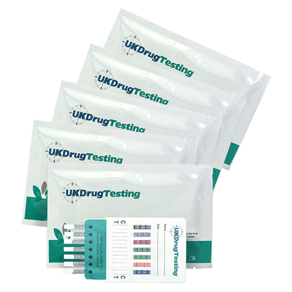 Pack of five GenZ Urine Drug Testing Kit By UKDrugTesting