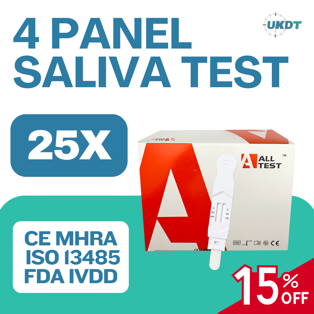 best value 4 panel saliva drug test kit uk