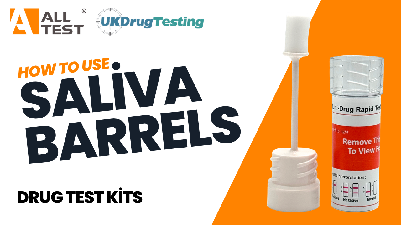 how to use a saliva barrel drug testing kit correctly