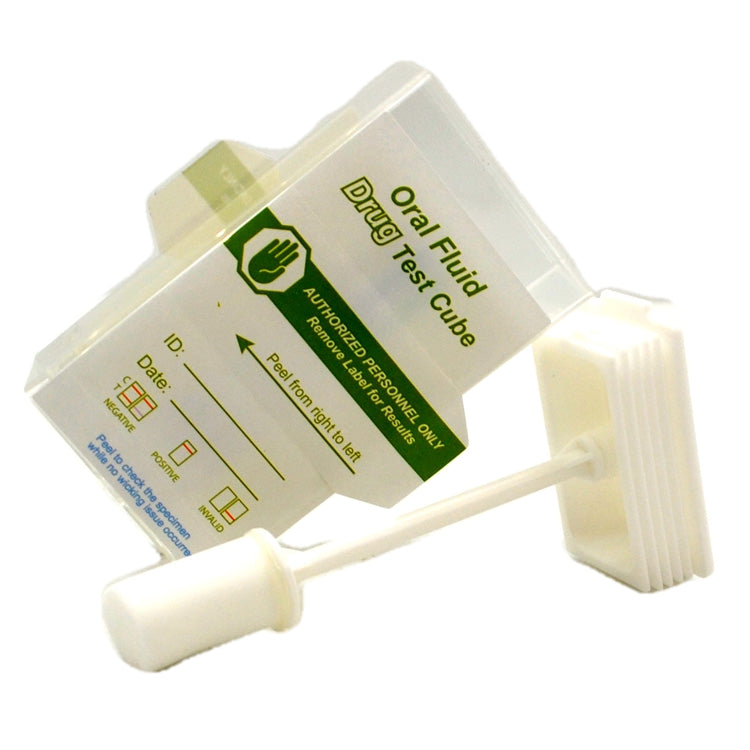 oral fluid mouth swab drug test cube