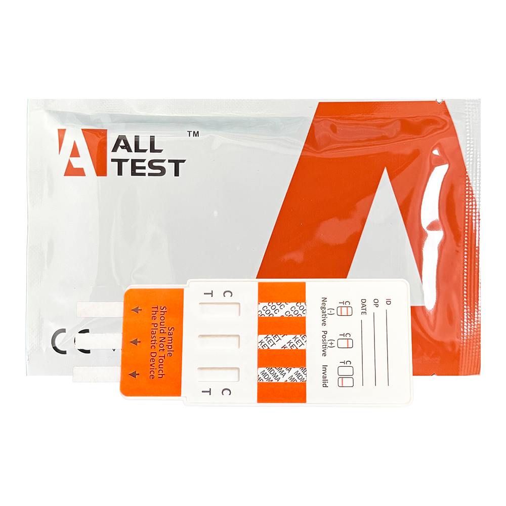 ALLTEST 3 Panel Powder Drug Test & Surface Drug Wipe