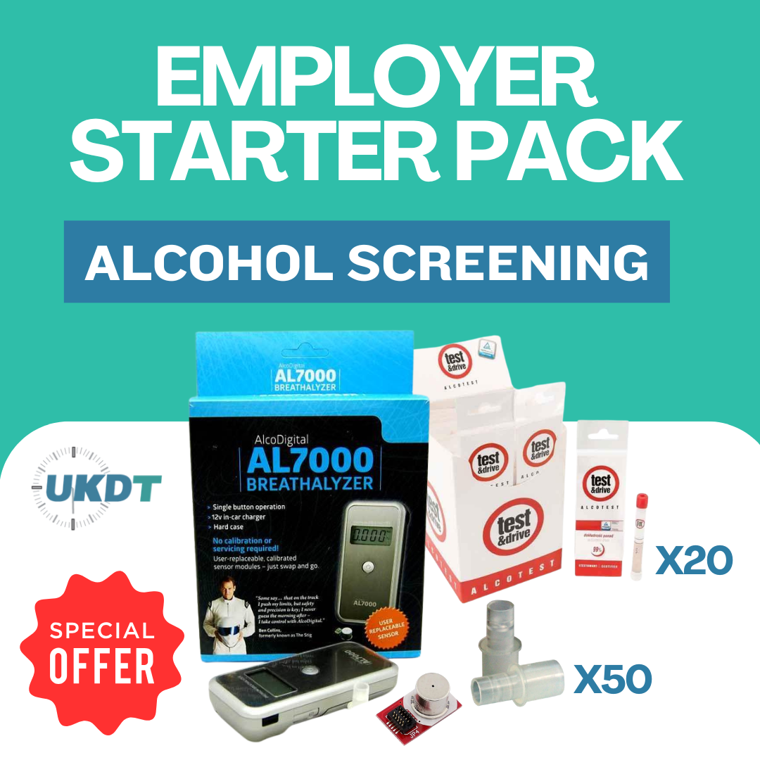 Employment alcohol screening kit for workplace testing