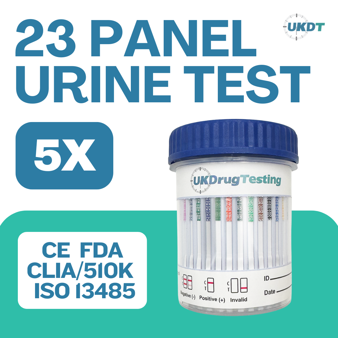 UKDrugTesting 23 Panel Urine Drug Testing Kit A1 DOW-A1246-011 3SVT