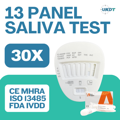 ALLTEST 13 Panel Saliva Drug And Alcohol Testing Kit DSD-8135 Workplace And Civil Aviation