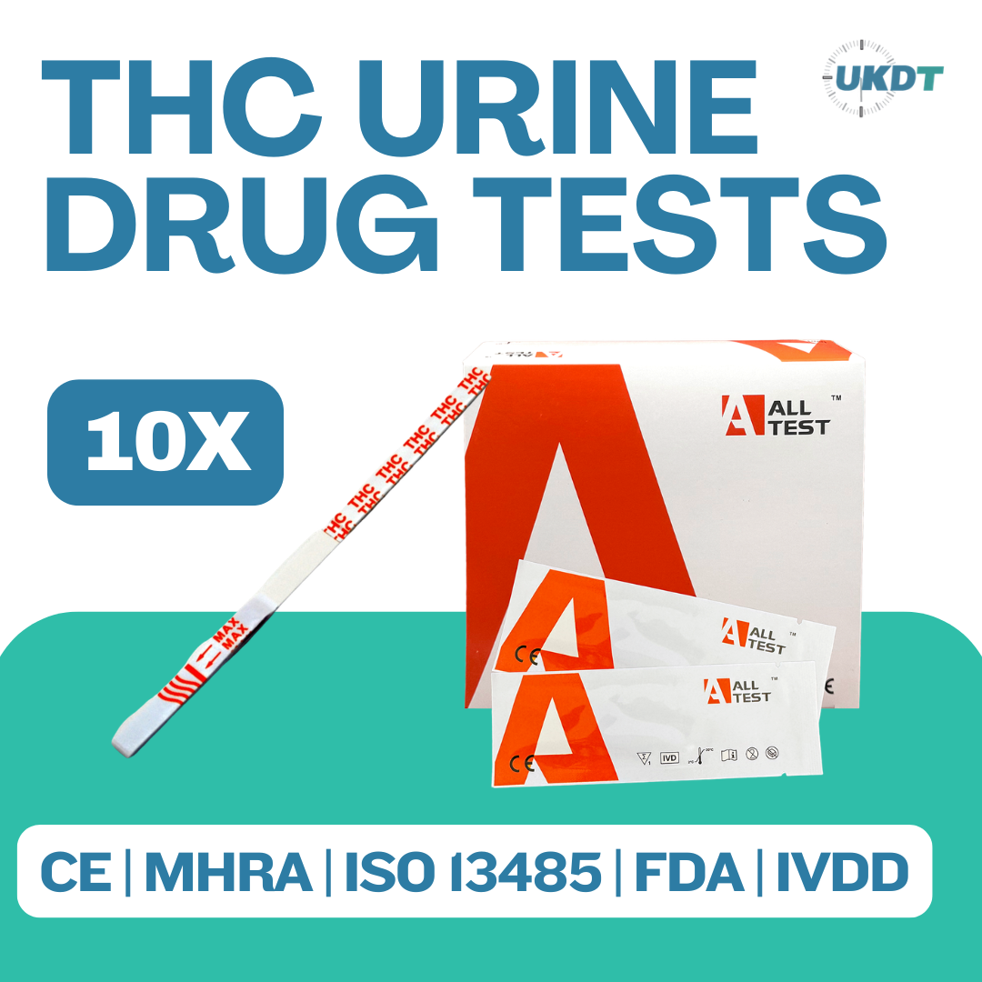 alltest thc test strips for urine 10x