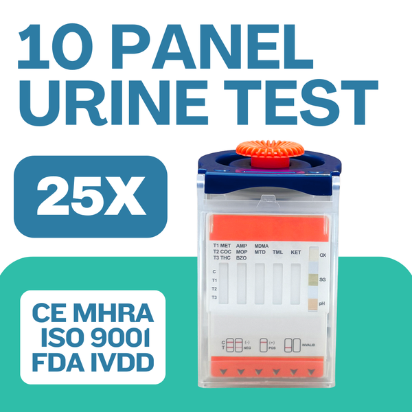 10 Panel Split Cup Urine Test