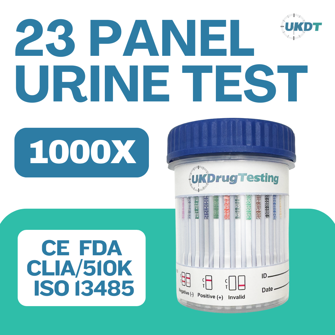 UKDrugTesting 23 Panel Urine Drug Testing Kit A1 DOW-A1246-011 3SVT