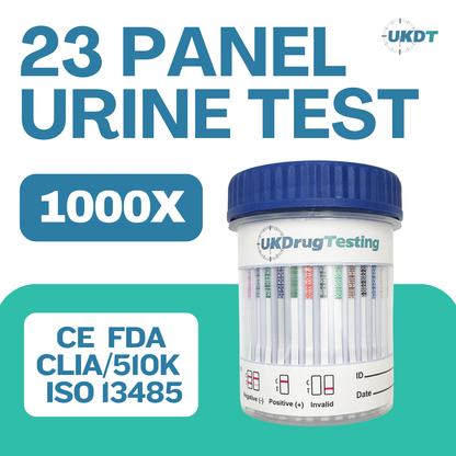 UKDrugTesting 23 Panel Urine Drug Testing Kit A1 DOW-A1246-011 3SVT
