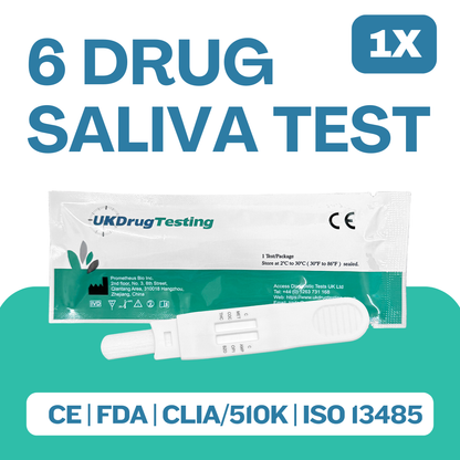 test saliva for 6 drugs - drug test kit uk