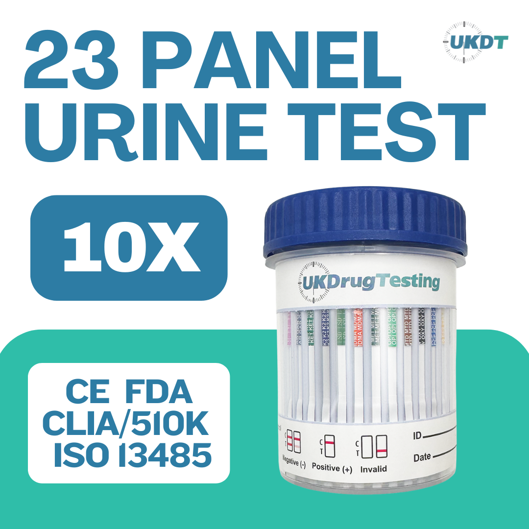 UKDrugTesting 23 Panel Urine Drug Testing Kit A1 DOW-A1246-011 3SVT