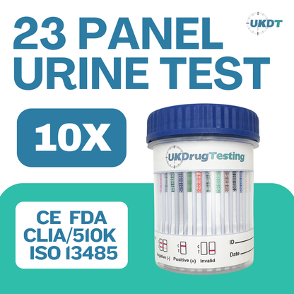 UKDrugTesting 23 Panel Urine Drug Testing Kit A1 DOW-A1246-011 3SVT