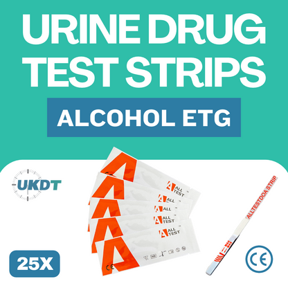 etg alcohol urine drug testing strips x25