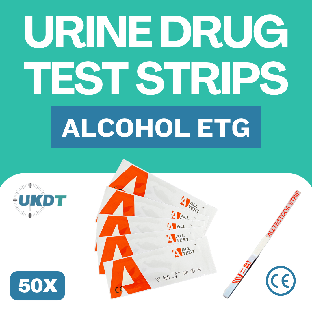 etg alcohol urine drug testing strips x50