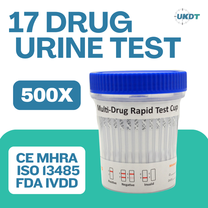 wholesale 17 drug cup urine testing kits uk pack of 500