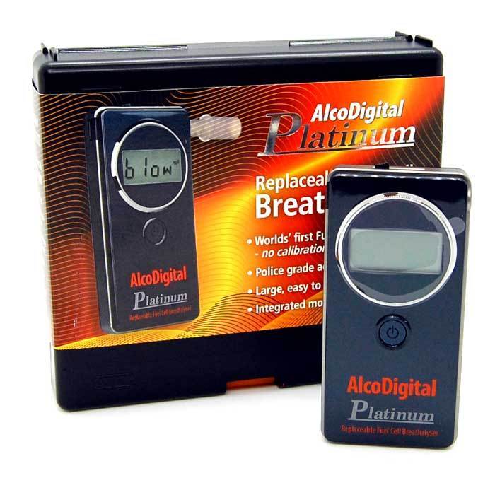Alcodigital platinum fuel cell breathalyser