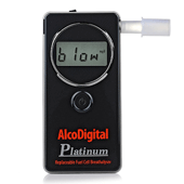Alcodigital Platinum fuel cell breathalyser Workplace Breathalyser Kit + Mouthpieces