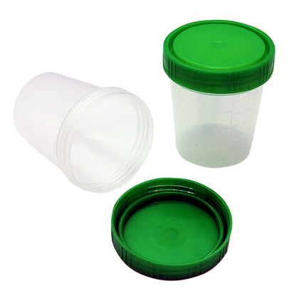 sample collection cups with lids